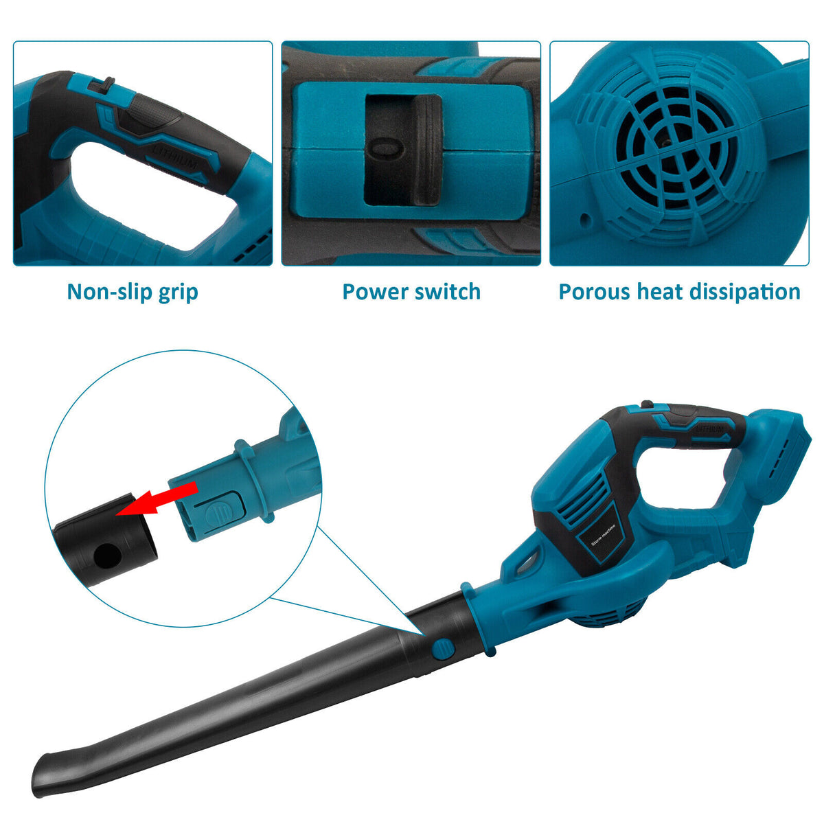 Cordless Leaf Blower | Lightweight Garden Dust Tools | Makita 18V Battery | AU