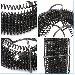 Plumber Drain Snake Pipe Cleaner | Metal Pipeline Tool | 12M + 6 Drill Bits | DIY