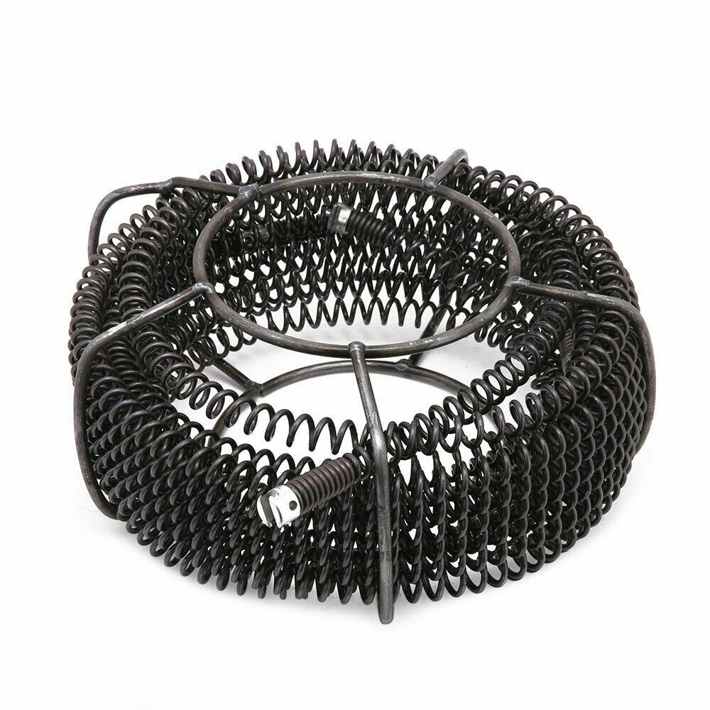 Plumber Drain Snake Pipe Cleaner | Metal Pipeline Tool | 12M + 6 Drill Bits | DIY