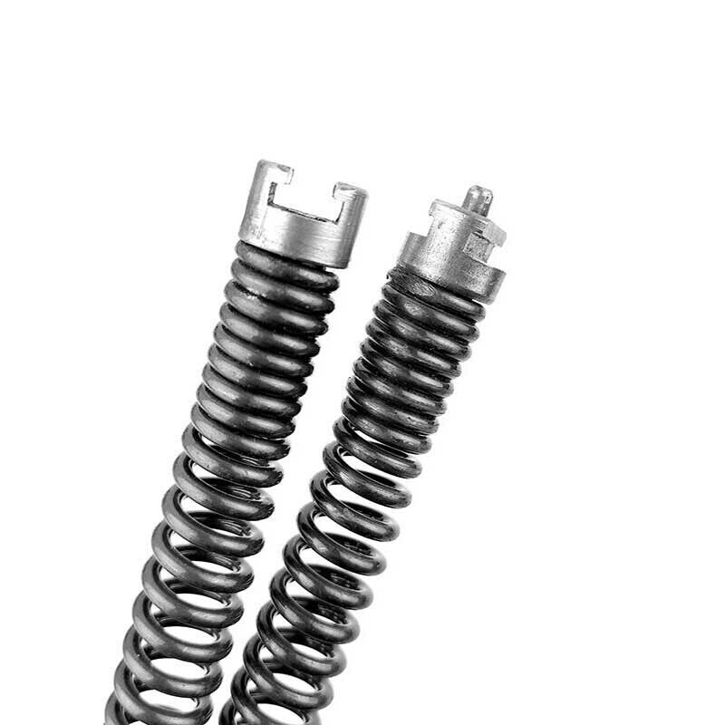 Plumber Drain Snake Pipe Cleaner | Metal Pipeline Tool | 12M + 6 Drill Bits | DIY