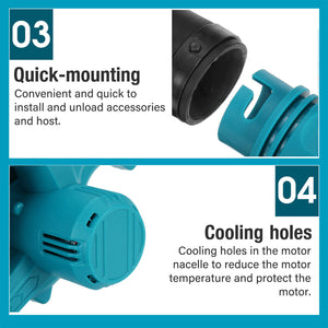 2-in-1 Cordless Electric Leaf Blower | With 1 Battery | Dust Remove Vacuum Cleaner | Home Car