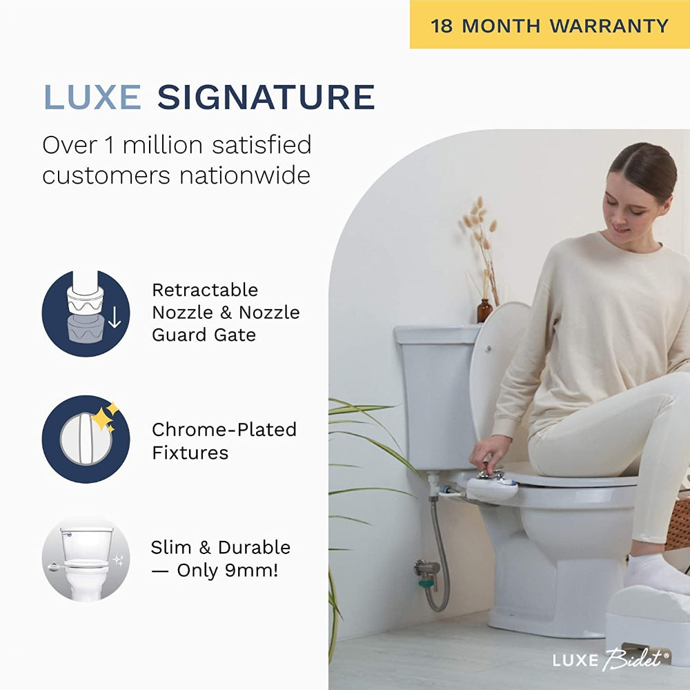 Toilet Bidet Seat Spray | Hygiene Water Wash Clean | Sanitation Bathroom Attachment