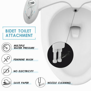 Toilet Bidet Seat Spray | Hygiene Water Wash Clean | Sanitation Bathroom Attachment