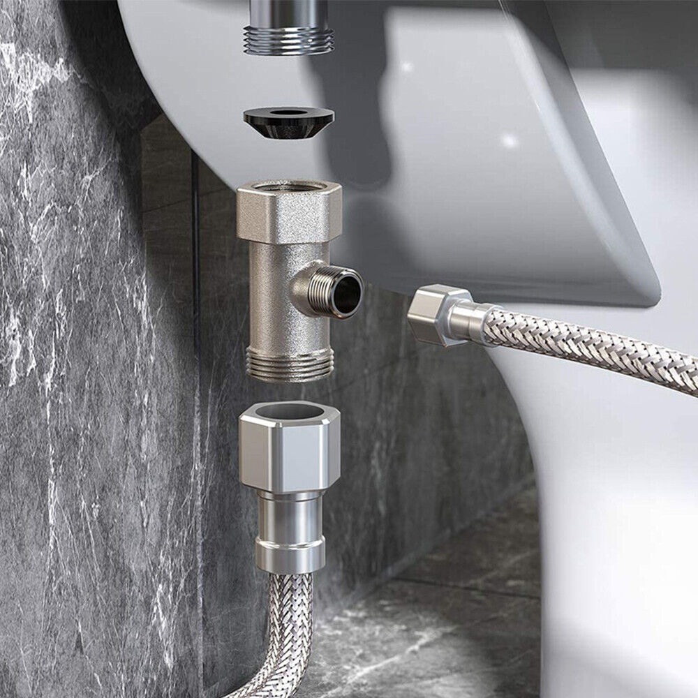 Dual Nozzle Toilet Bidet Seat | Non-Electric | Water Sprayer Attachment | Bathroom Hygiene