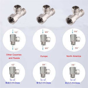 Dual Nozzle Toilet Bidet Seat | Non-Electric | Water Sprayer Attachment | Bathroom Hygiene