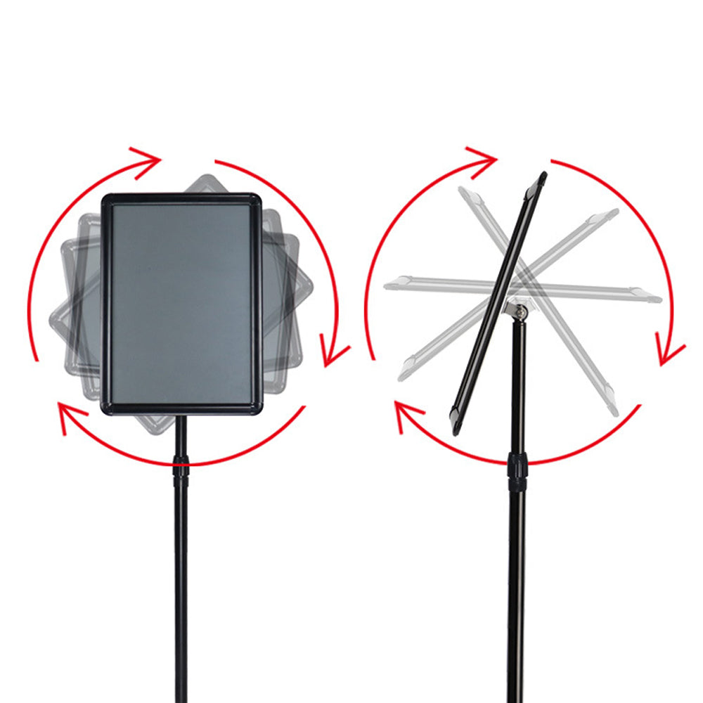 A4 Floor Poster Stand | Foyer Pedestal Sign Holder | Business Menu Display | AU Stock