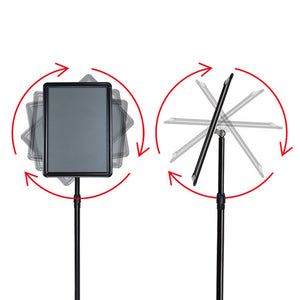 A4 Floor Poster Stand | Foyer Pedestal Sign Holder | Business Menu Display | AU Stock