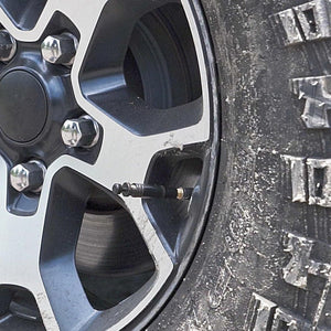 Adjustable Auto-Stop Tire Deflator Valve Kit | 10-30 PSI | 4PCS | Screw-on | For Offroad