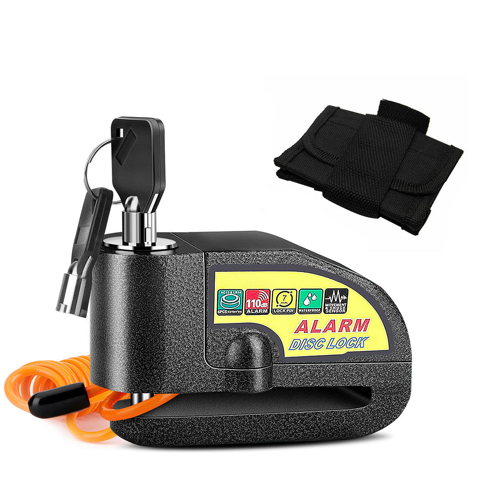 Motorcycle Alarm Disc Lock | Brake Handlebar | Throttle Grip Lock | Bike Security