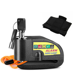 Motorcycle Alarm Disc Lock | Brake Handlebar | Throttle Grip Lock | Bike Security