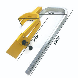 Heavy Duty Wheel Lock Clamp | Anti-theft Vehicle Caravan Security | 13''-15'' Wheel