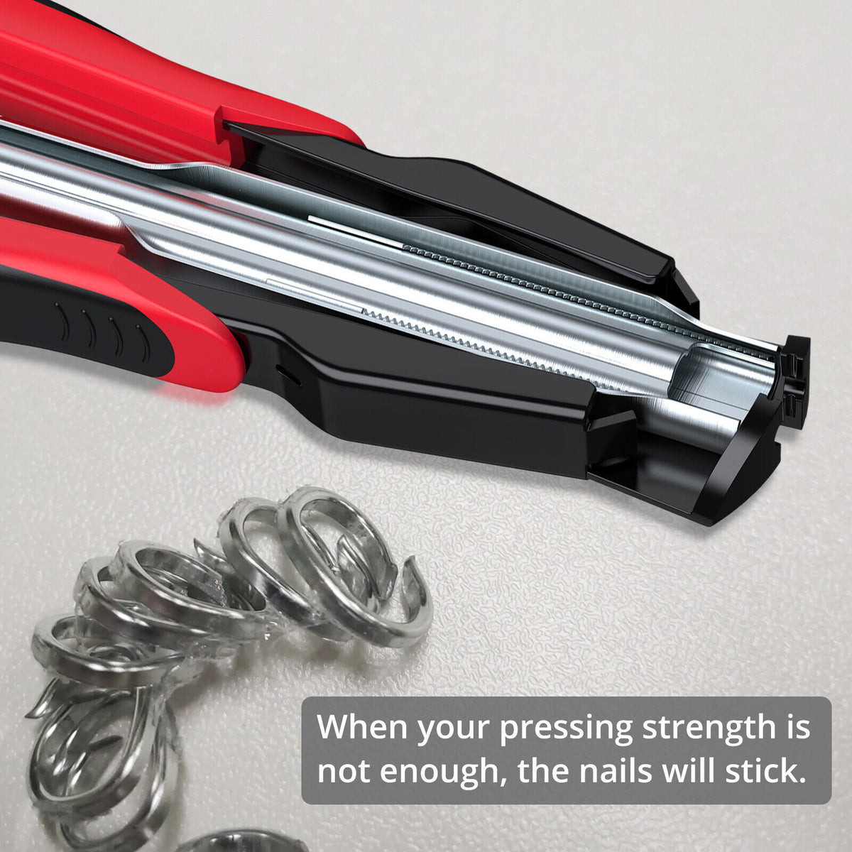 Hog Ring Gun C Clip Auto Feed Nailer | Pliers + 2500pcs Galvanised Steel Hogring Set