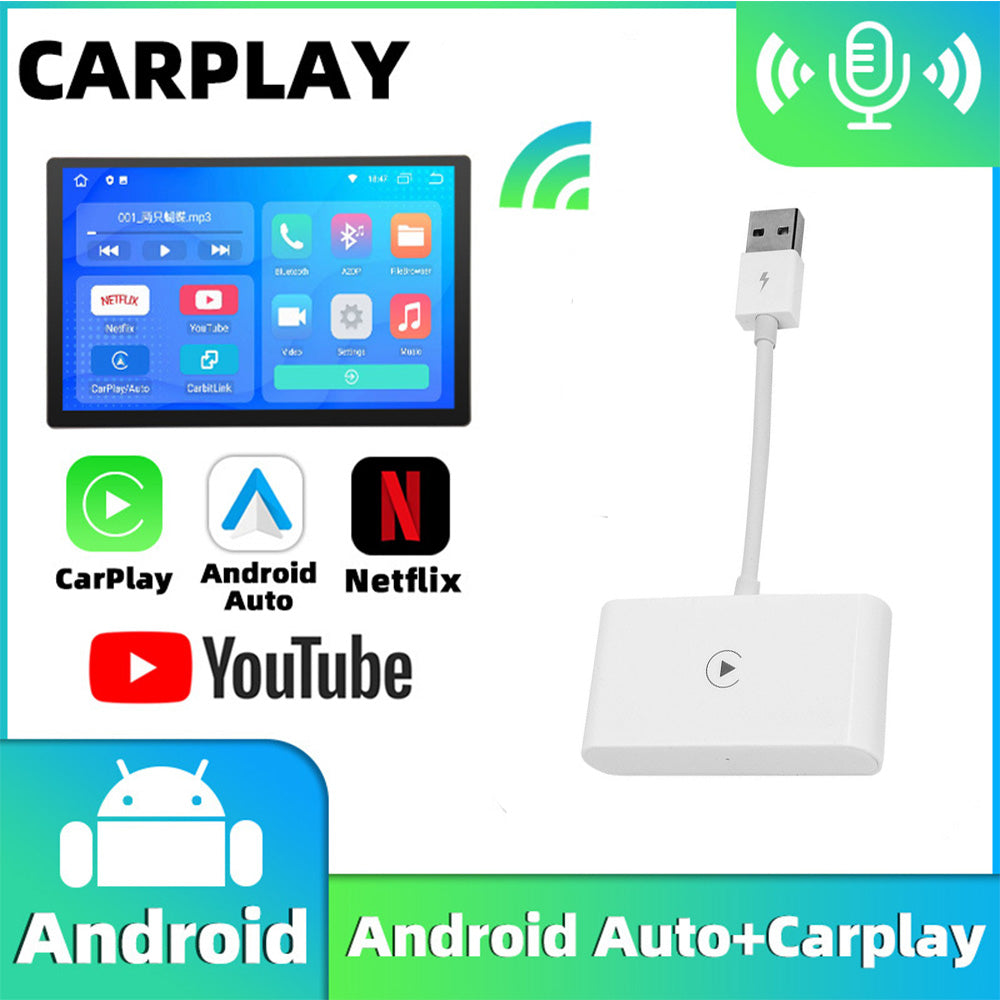 Upgrade Wireless CarPlay Adapter Dongle | For Apple iOS & Android Navigation Radio