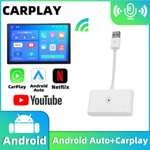 Upgrade Wireless CarPlay Adapter Dongle | For Apple iOS & Android Navigation Radio