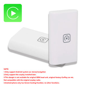 Upgrade Wireless CarPlay Adapter Dongle | For Apple iOS & Android Navigation Radio