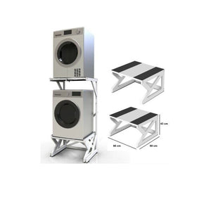 Washing Machine Pedestal Raiser | Laundry Dryer Stand Base | Holder 120kg | Anti-Slip