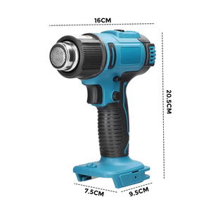 2200W Cordless Heat Gun | Hot Air Gun | Temperature 300~580°C For Makita 18V Battery