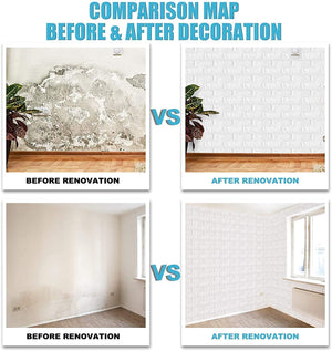 70CMx10M 3D Wall Paper Panel | Foam Brick Self-Adhesive | Waterproof Wallpaper Sticker