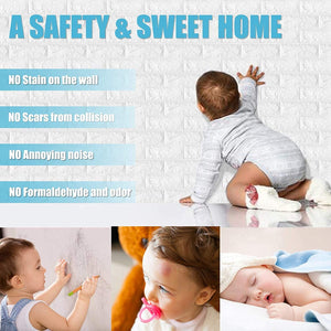 70CMx10M 3D Wall Paper Panel | Foam Brick Self-Adhesive | Waterproof Wallpaper Sticker