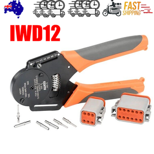 DT12 Crimper 4 Way Indent, 8 Impression iCrimp Closed Barrel Type Deutsch Crimper