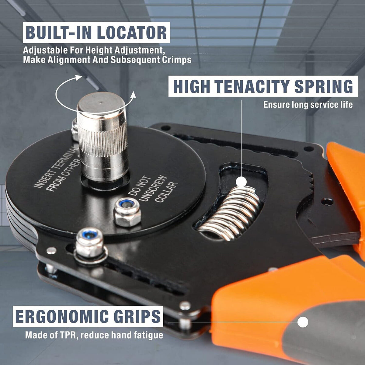 DT20 Crimper 4 Way Indent | 8 Impression iCrimp | Closed Barrel Type Deutsch Crimper