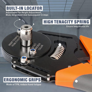 DT20 Crimper 4 Way Indent | 8 Impression iCrimp | Closed Barrel Type Deutsch Crimper
