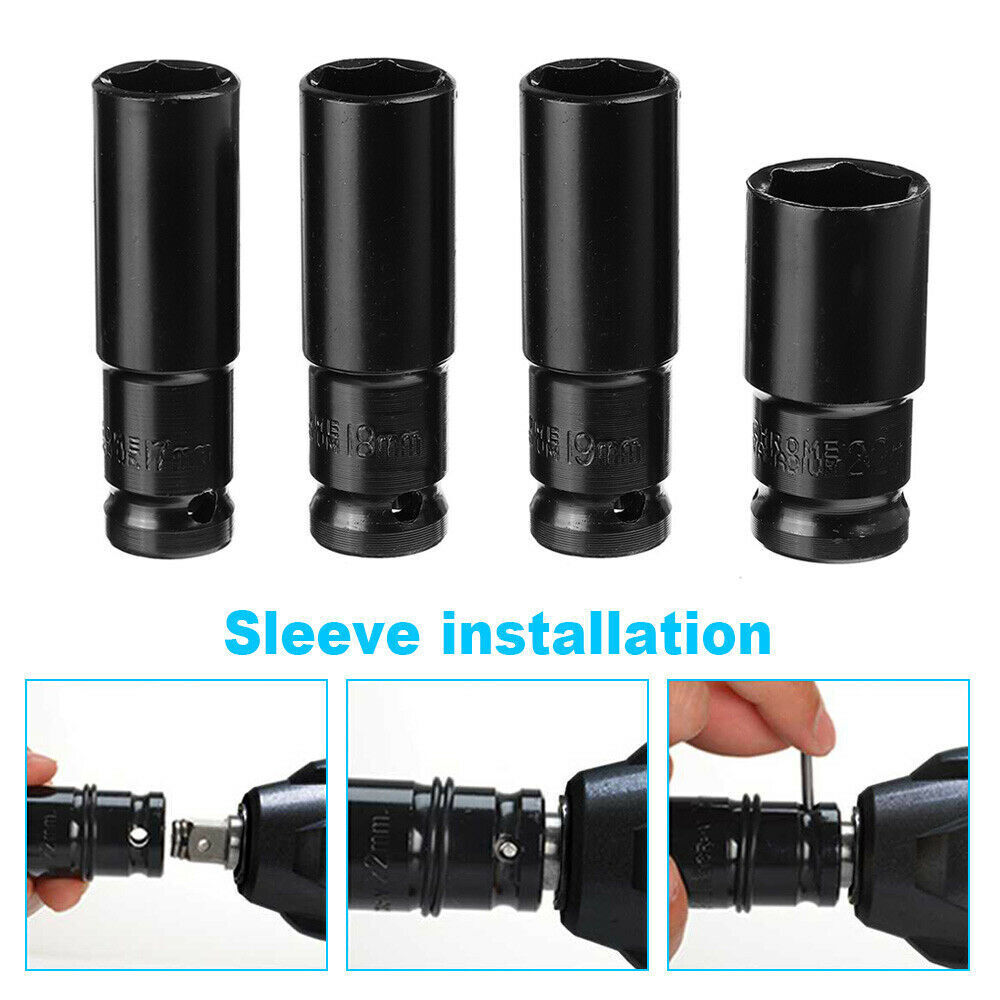 Cordless Electric Impact Wrench | Brushless Rattle Gun | 1/2" Driver | Large Battery