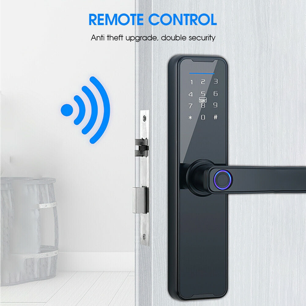 Digital Smart Door Lock | Fingerprint, APP, Key Card, Password | Electronic Home Security Lock