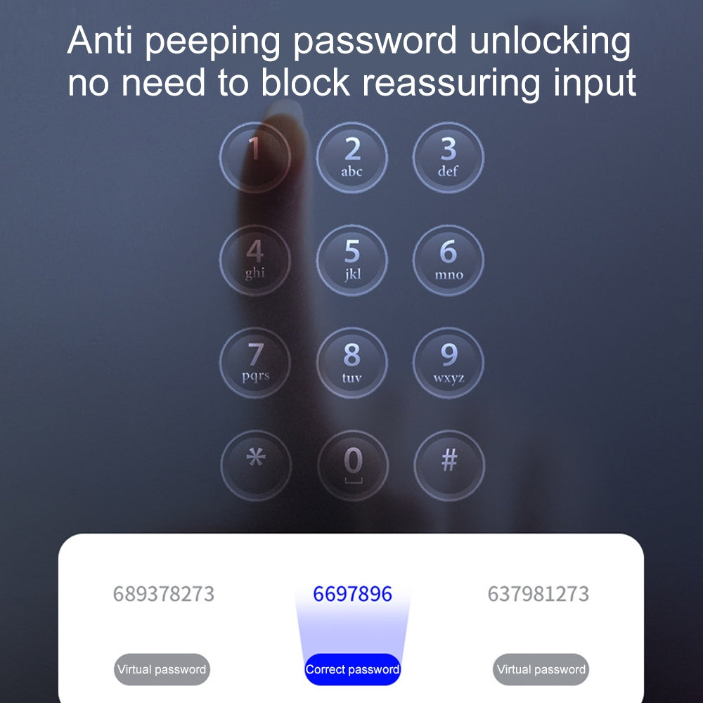 Digital Smart Door Lock | Fingerprint, APP, Key Card, Password | Electronic Home Security Lock