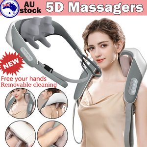 Neck & Shoulder Massager | Heat Therapy | Goletsure Pain Relief | Deep 5D Kneading