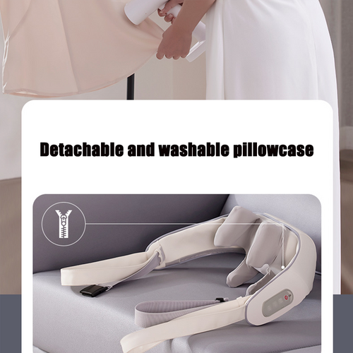Neck & Shoulder Massager | Heat Therapy | Goletsure Pain Relief | Deep 5D Kneading