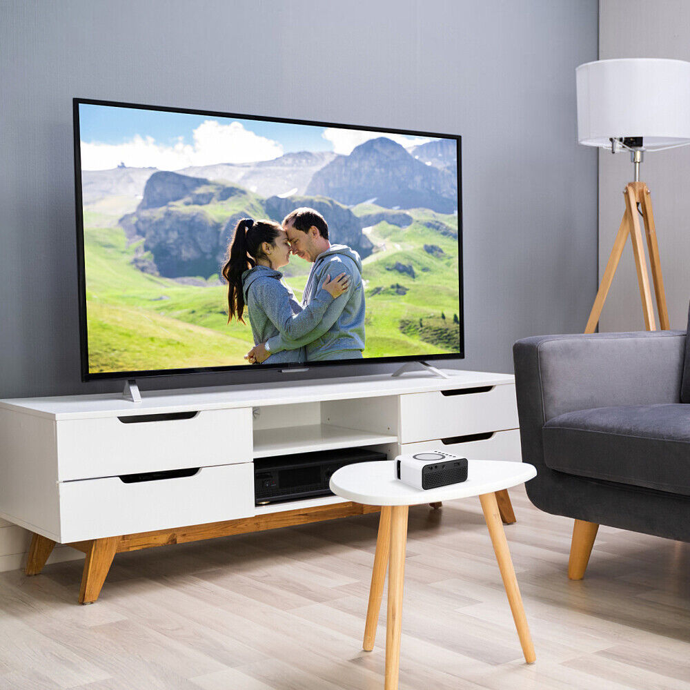 Mini Portable Smart Projector | HD 1080P | Android WIFI | Bluetooth | Home Theater