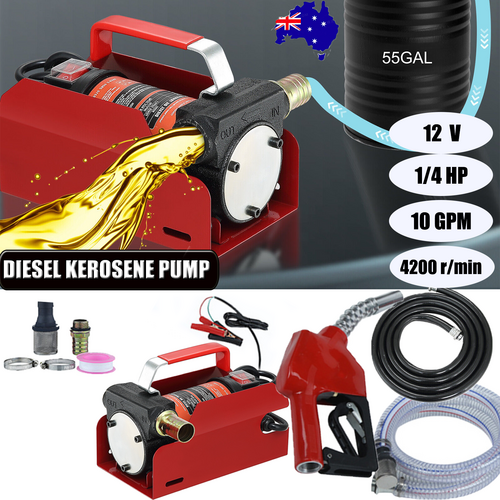 12V Portable Electric Oil Transfer Extractor | Fluid Suction Pump | Diesel Siphon | AU