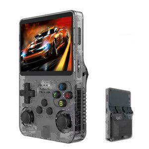 Gray Retro Handheld Game Console | 128GB | 10000+ Games | Portable Gaming Fun
