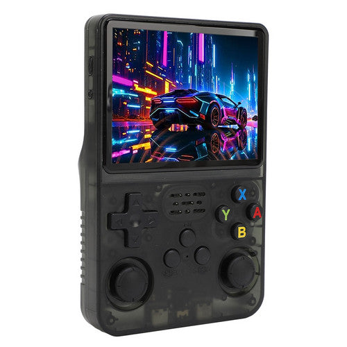 Gray Retro Handheld Game Console | 128GB | 10000+ Games | Portable Gaming Fun