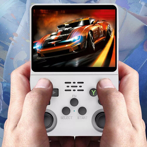 White Portable Retro Handheld Game Console | 128GB | 10000+ Games | Retro Handheld Games