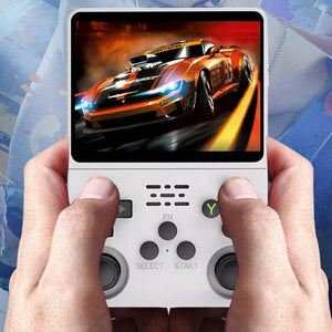 White Portable Retro Handheld Game Console | 128GB | 10000+ Games | Retro Handheld Games