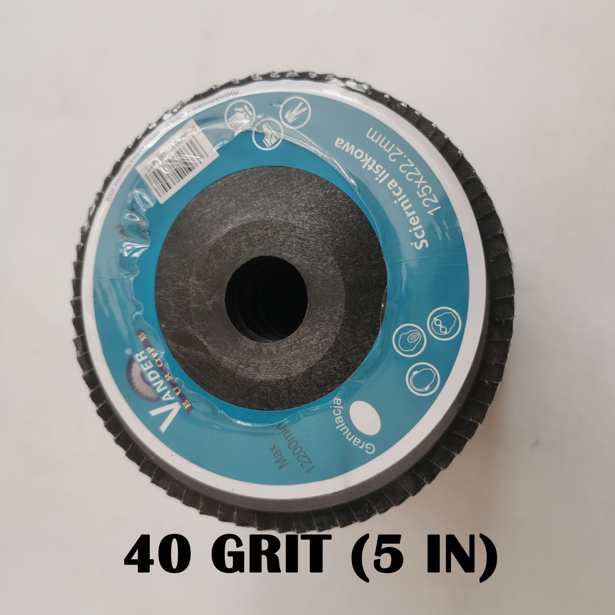 20 PCS 40 Grit Grinding Wheel | 5'' 125MM Angle Grinder | Flap Sanding Disc | AU