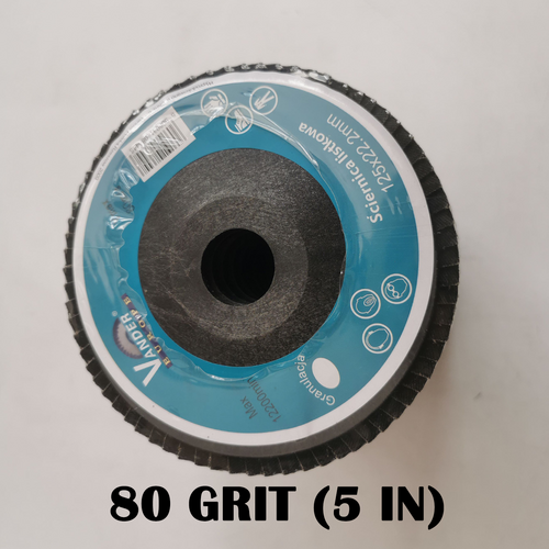 20 PCS 80 Grit Grinding Wheel | 5'' 125MM Angle Grinder | Flap Sanding Disc | AU