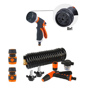 6.6GPM Washdown Pump Kit | 12V Wash Pump | Hose Nozzle | Caravan RV Marine Boat