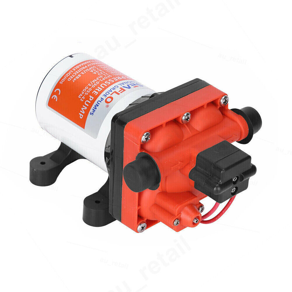 Seaflo 12V Water Pump | 55PSI Pressure | 11.3LPM | Caravan RV Boat Camper Trailer