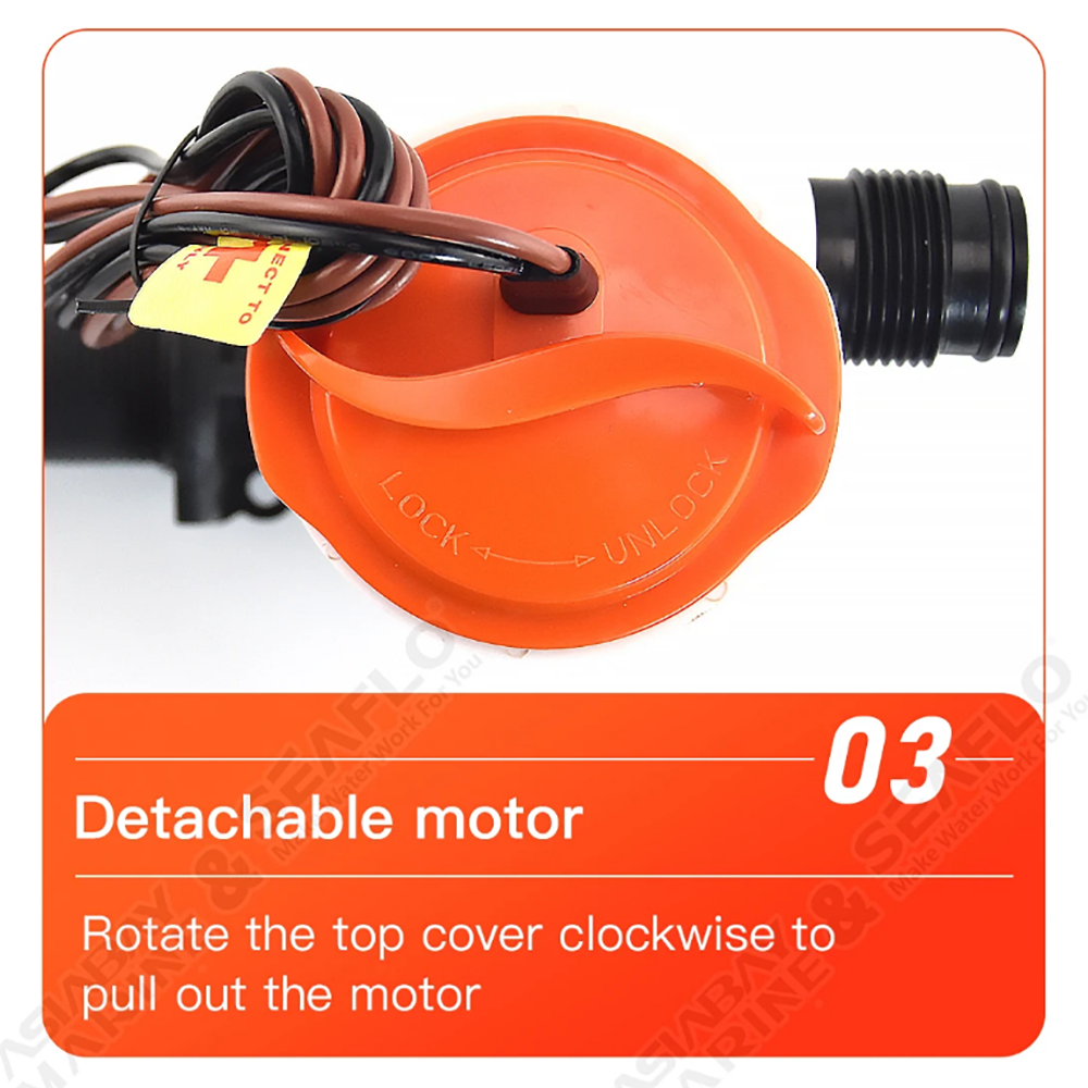 SEAFLO 12V 800GPH Livewell | Live Bait Tank Aerator | Bilge Pump Kit | Fishing | AU