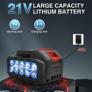 88V Cordless Electric High Pressure Washer | Water Spray Gun | Car Cleaner | 2 Battery