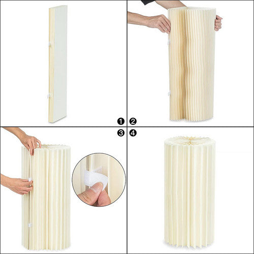 3PCS Cardboard Round Plinth | Cylinder Pedestal Wedding Flower Display Stand