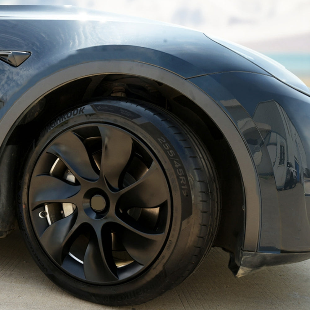 4PCS Wheel Cover Caps | 19Inch ABS Black Rim Hubcap | Hub Cap | For Tesla Model Y