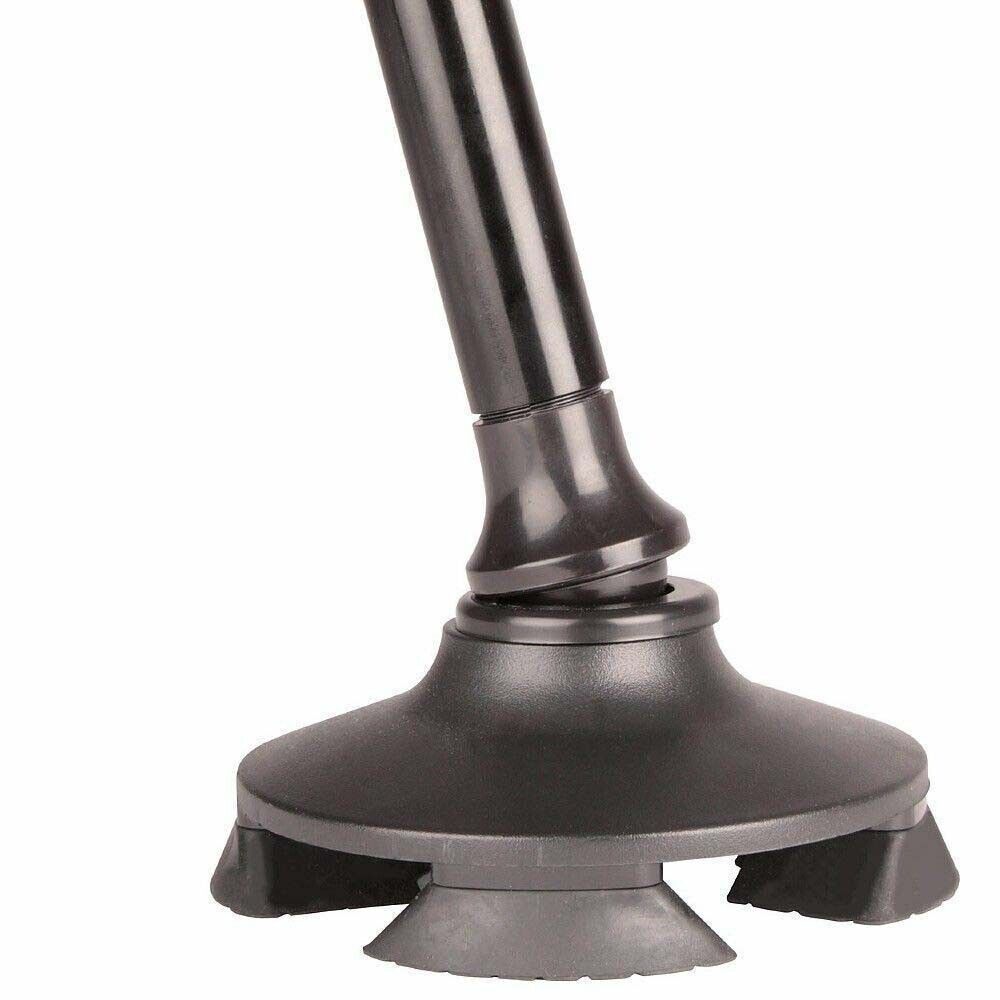 Walking Stick Cane | Folding Handle Adjustable | Fixed LED Light Aid Holder | Lighting