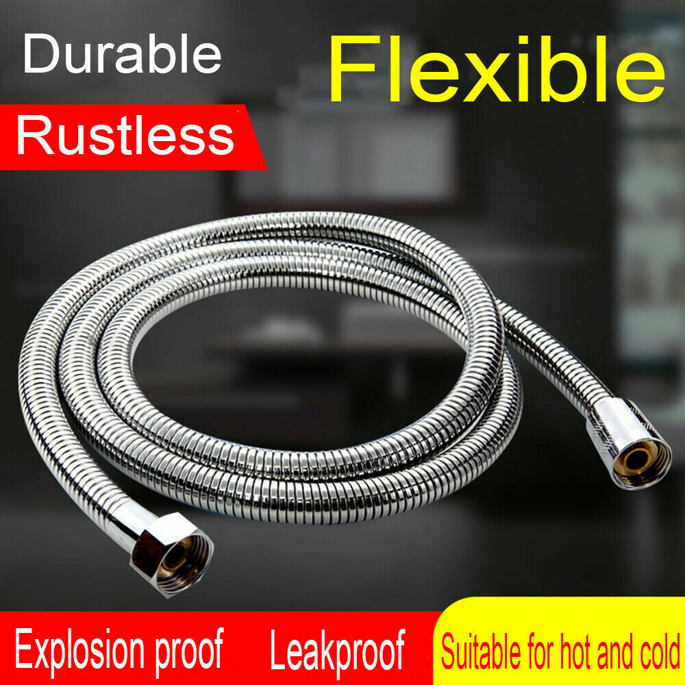 Shower Head Hose | 3M Stainless Steel | Bathroom Flexible Tube | Replacement Pipe | AU Standard