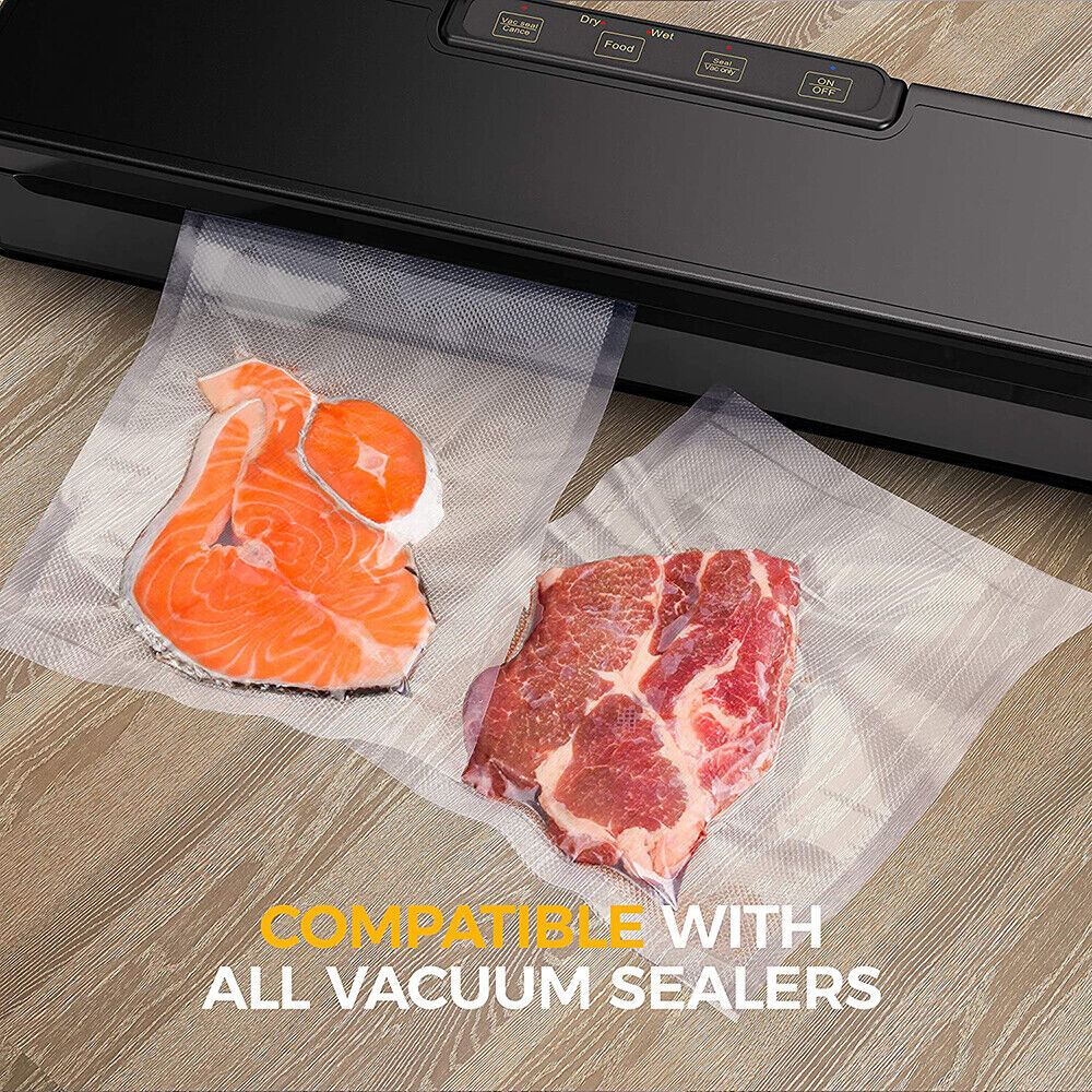2ROLLS 20CM Vacuum Sealer Bags Rolls | Vacuum Food Saver | Storage Seal | 6M
