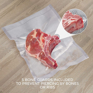2ROLLS 20CM Vacuum Sealer Bags Rolls | Vacuum Food Saver | Storage Seal | 6M