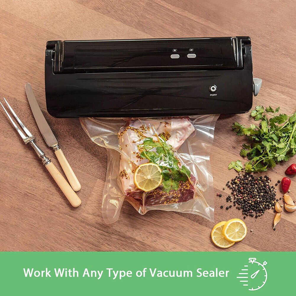 2ROLLS 28CM Vacuum Sealer Bags Rolls | Vacuum Food Saver | Storage Seal | 15M